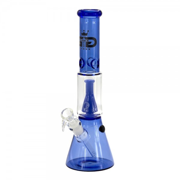 Grace Glass | Blue Percolator Beaker - H:35cm - Ø:45mm - SG:18.8mm